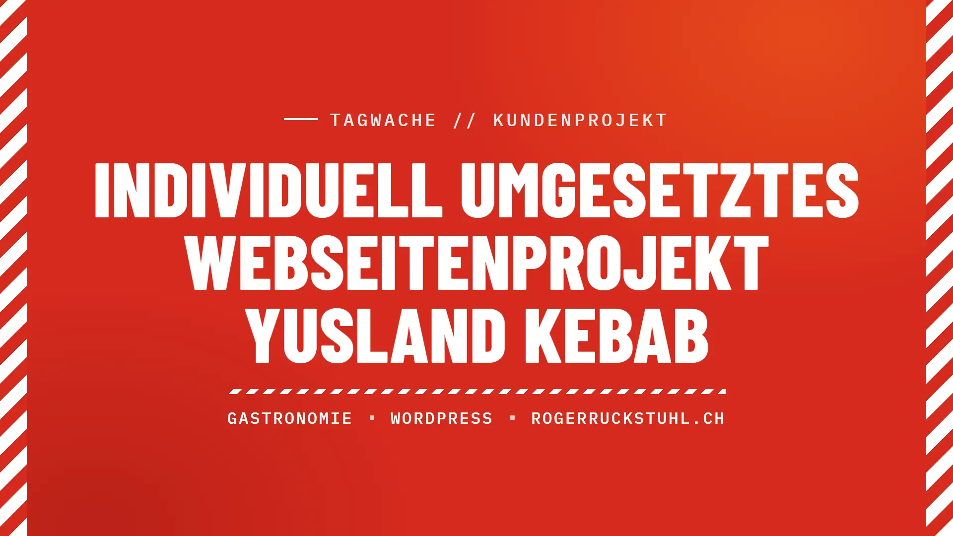 Yusland Kebab individuell umgesetzte Webseite mit Online Bestellsystem