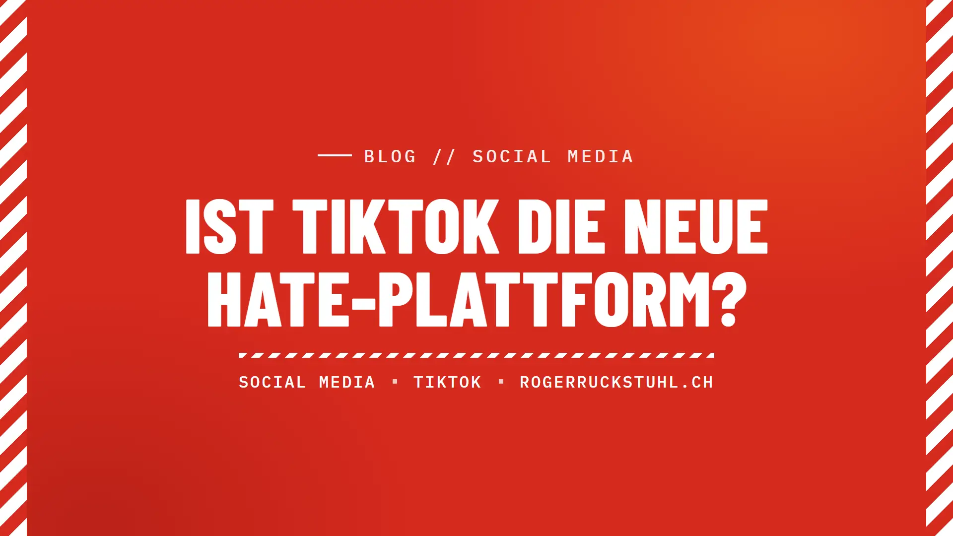 Ist Tiktok die neue Hate Plattform?